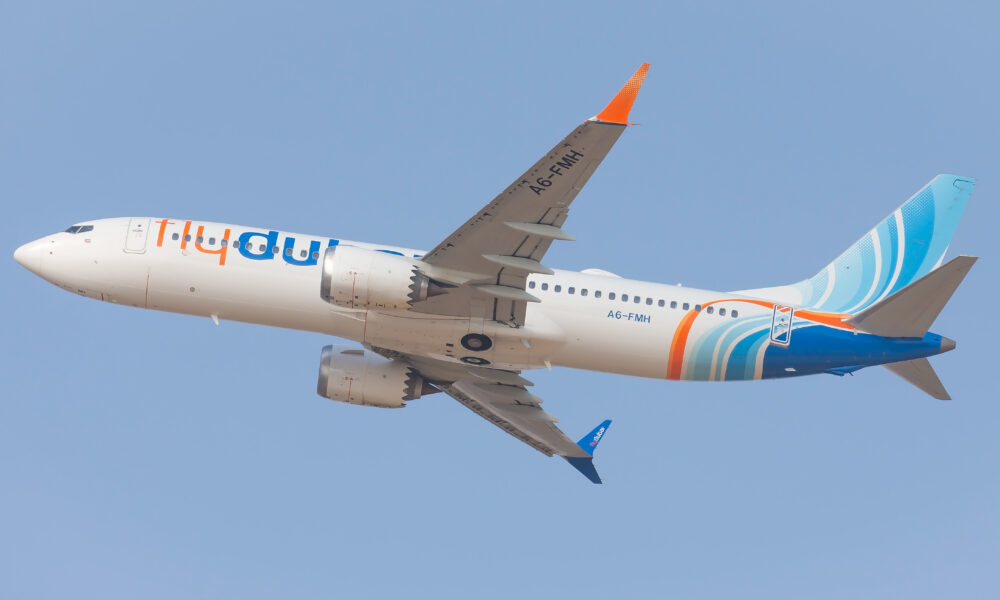 Flydubai Boeing 737 MAX 8. Foto on illustratiivne ega kujuta juhtumiga seotud lennukit. Foto: Ronen Fefer / Wikimedia Commons, CC BY-SA 2.0